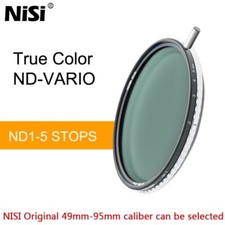 NiSi 49 58 62 67 72 77 82 95mm True Color ND-VARIO Pro Nano 1-5stops Variable ND