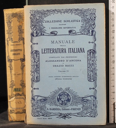 Manuale della letteratura - della,