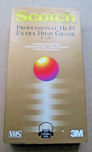 Vhs video cassetta vergine - vhs,