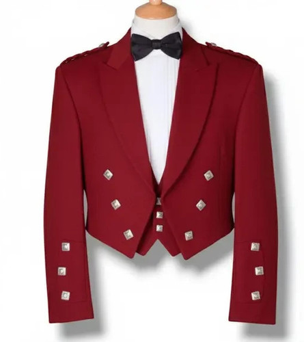 Giacca kilt uomo rosso
