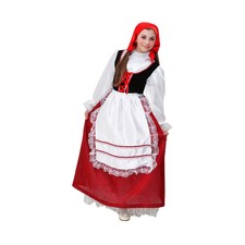 Costume Popolana Rosso Tg