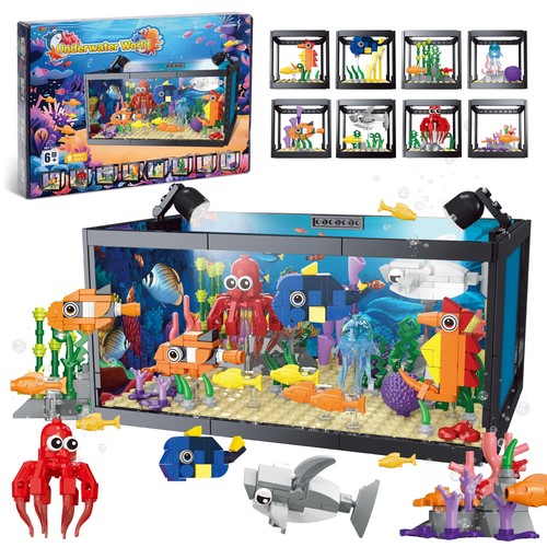 Set costruzione acquario - set,