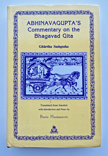 Abhinavagupta commentary on - commentary,