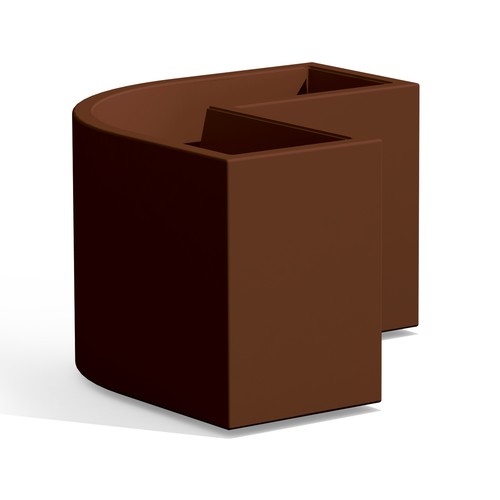 Fioriera curva vaso - vaso, angolare