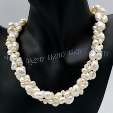 Collana 3 file di perle