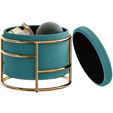 HOMCOM Pouf Contenitore in