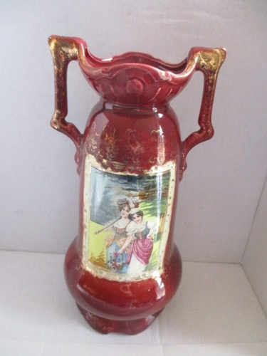Vaso stile liberty maiolica - liberty,