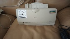 Stampante Canon BJC-250, colore bianco e beige. da TESTARE