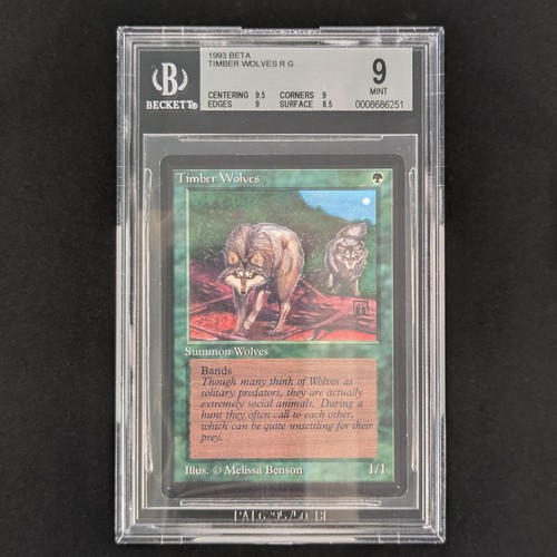 Mtg lupi di legno - mtg, (bgs