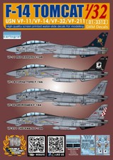 Decalcomania DXM 1/32 USN F-14