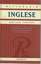 DIZIONARIO INGLESE - RUSCONI