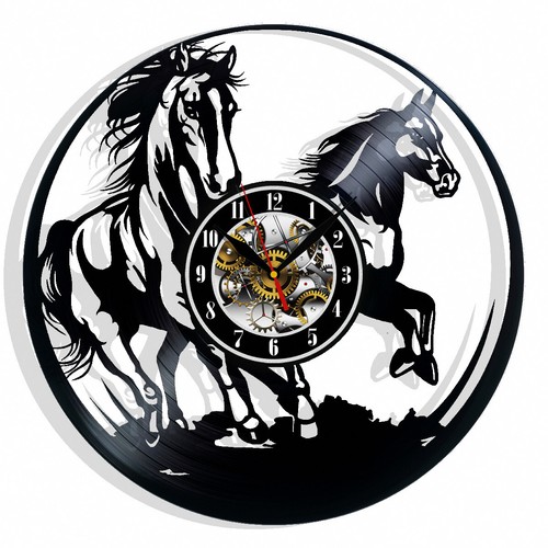 Orologio parete vinile - da, in