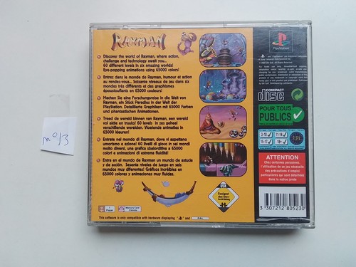 Rayman sur playstation ps1 - ps1, et