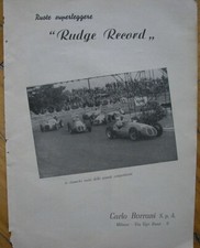 RUDGE RECORD RUOTE SUPERLEGGERE ORIGINALE PUBBLICITA WERBUNG ADVERTISING 1950