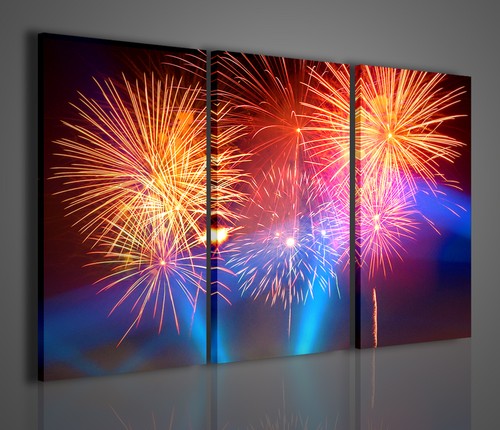 Quadri moderni fireworks - quadri,