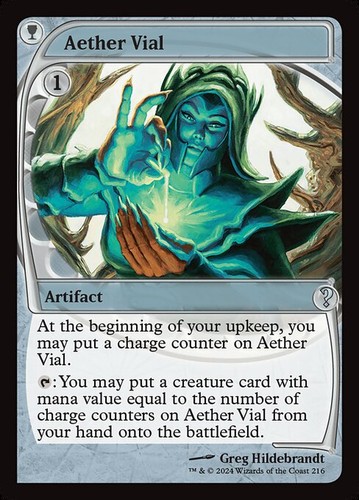 Mtg aether vial 216 exc - vial,