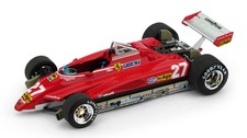 Modellino auto formula 1 F1 1:43 Brumm FERRARI 126 C2 VILLENEUVE BRAZIL GP