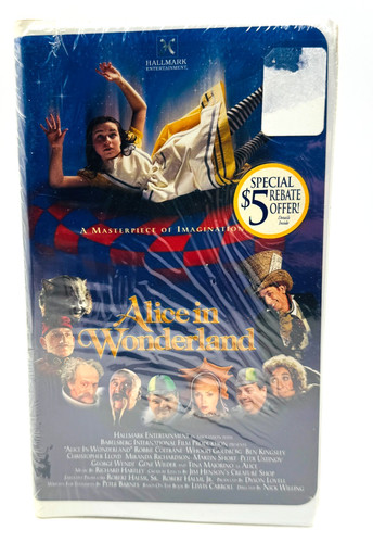 Alice wonderland vhs tape - in,
