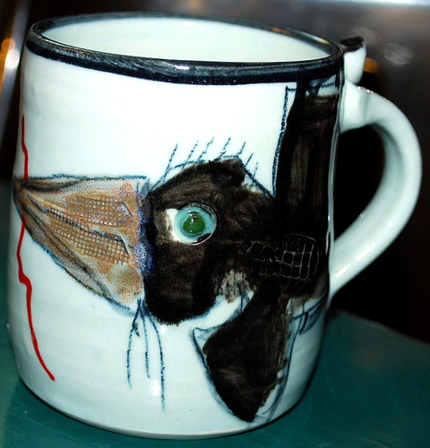 Tazza ceramica artistica