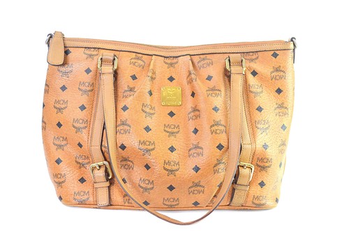 Borsa shopper mcm cognac - borsa,