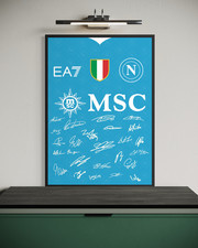 Napoli 2025 Scudetto Autografo