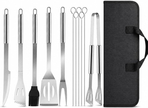 Set pezzi utensili barbecue - pezzi,