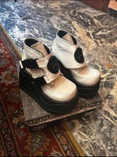 Demonia shoes STOMP 15/WPT-MC, taglia 36 (UK 3), colore white olografici