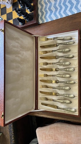Servizio posate antico - , argento