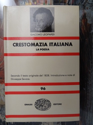 Crestomazia italiana la - crestomazia,