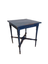 Tavolino shabby chic stile Luigi XVI abete laccato-primi '900-scrittoio tavolo