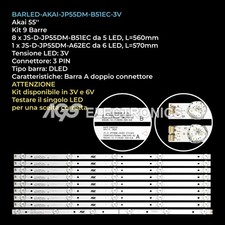 Kit barre strip led akai - tv,