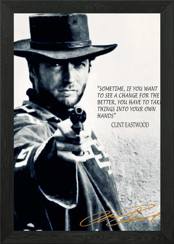 Quadro con cornice clint - quadro,
