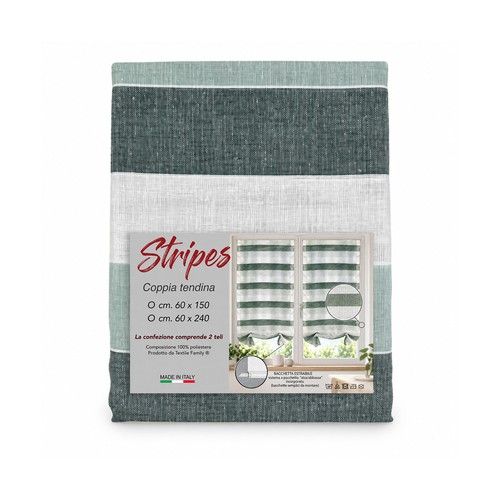 Coppia tendine vetro stripes - coppia,