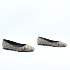 GUCCI Ballerine Usate Numero EU 38  (Cod.CS1907) in Tessuto Marrone