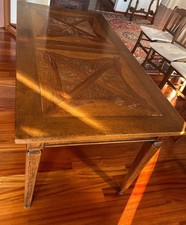 Tavolo in legno massello arte povera allungabile – 160x85 cm (fino a 280 cm)