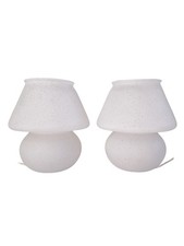 Lampade coppia fungo - lampade, vetro