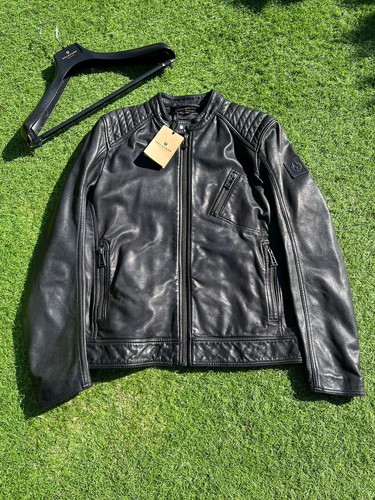 Giacca pelle blu navy - di,