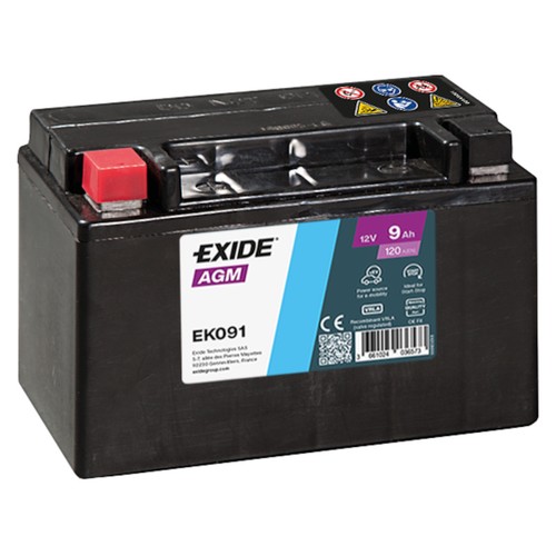 Exide ek091 start stop - exide,