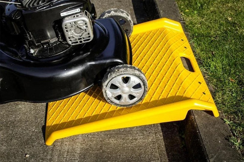 Rampa kerb portatile giallo - rampa,