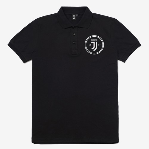 Juventus polo sportiva nera - juventus,