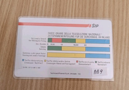 Schede telefoniche fascia - telefoniche,