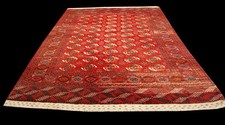 Tappeto Bukara Russo Colore Rosso 310x227 CM
