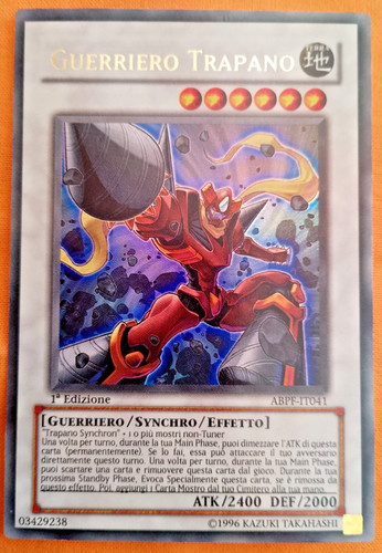 Guerriero trapano - yu-gi,