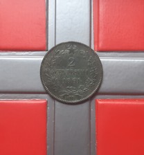 (£)    2 Centesimi 1861 (M) -