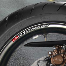 8 ADESIVI ADESIVI CERCHI RUOTA RACING APRILIA RS 125 DECALCOMANIE - mille rsv RS50