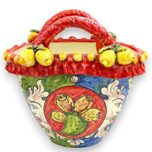 Coffa ceramica caltagirone - ceramica, h