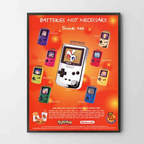 Poster pokemon mini game boy - mini,
