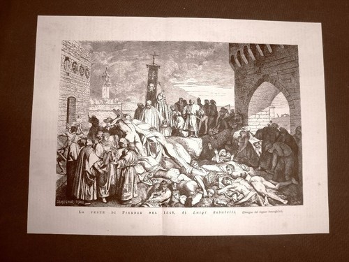 Incisione del 1877 peste di - la,