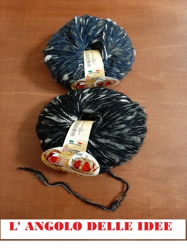 Gomitolo lana tre - gomitolo, stelle