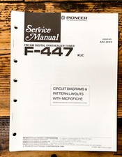 Pioneer F-447 Sintonizzatore